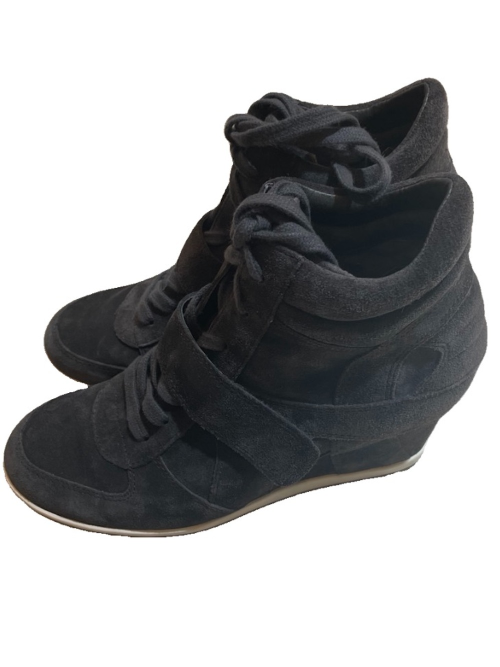 Limited ash Women's Black Suede High-Top Sneakers Size 38